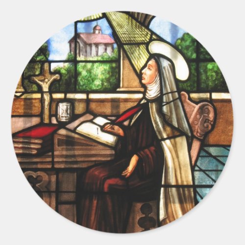 St Teresa of Avila 3 Classic Round Sticker