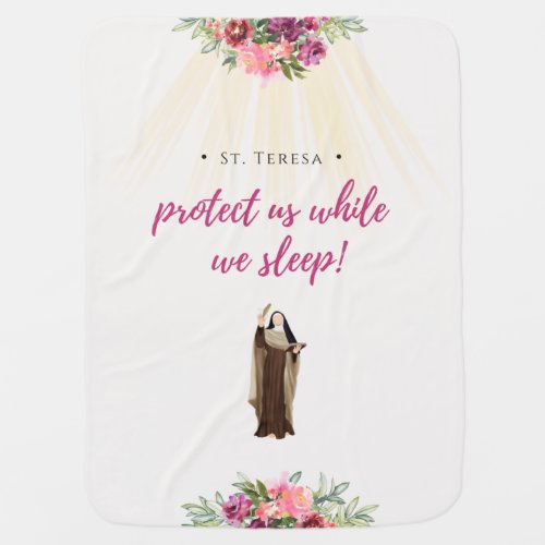 St Teresa of Avila Baby Blanket