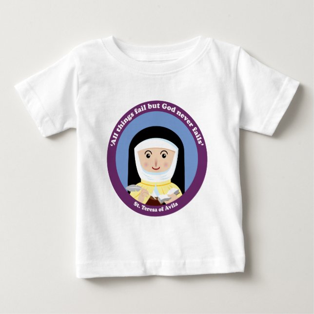 St. Teresa of Avila Baby T-Shirt (Front)