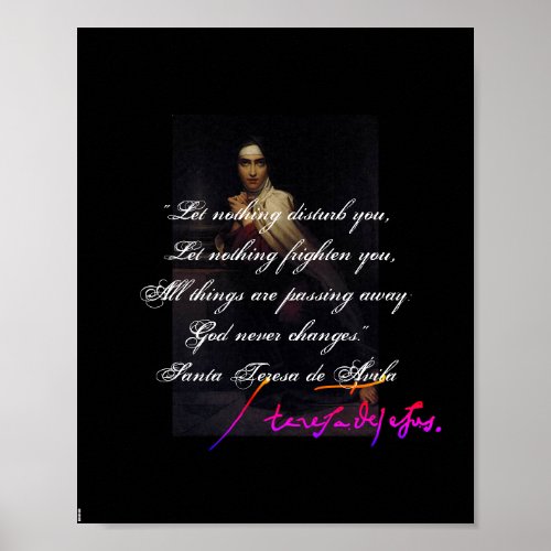 St Teresa of vila  Franois Grard Poster