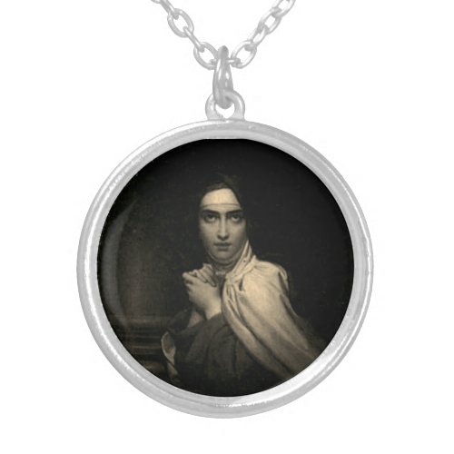 St Teresa of vila _ Franois Grard Silver Plated Necklace