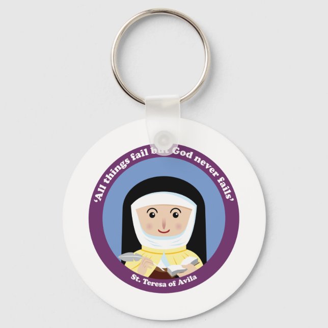 St. Teresa of Avila Keychain (Front)