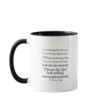 St. Teresa of Avila Quote Mug