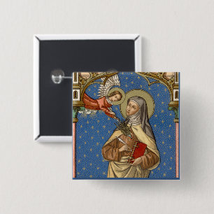 St. Teresa of Avila (SAU 28) Button