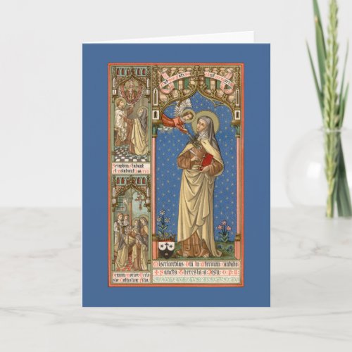 St Teresa of Avila SAU 28 Greeting Card