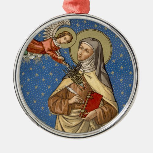 St Teresa of Avila SAU 28 Metal Ornament