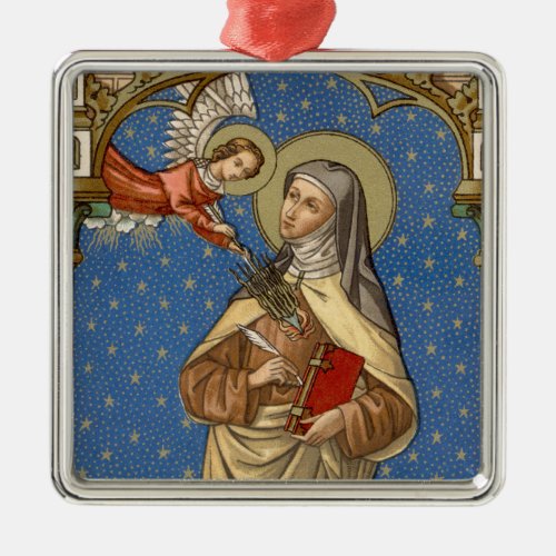 St Teresa of Avila SAU 28 Metal Ornament