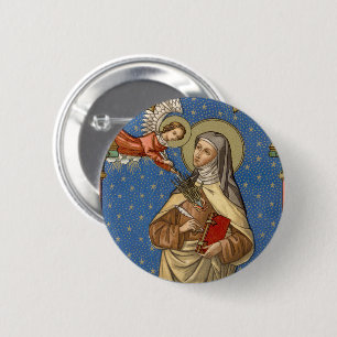 St. Teresa of Avila (SAU 28) Pinback Button