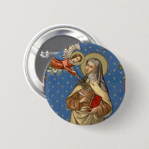 St. Teresa of Avila (SAU 28) Pinback Button