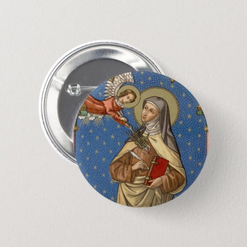 St Teresa of Avila SAU 28 Pinback Button