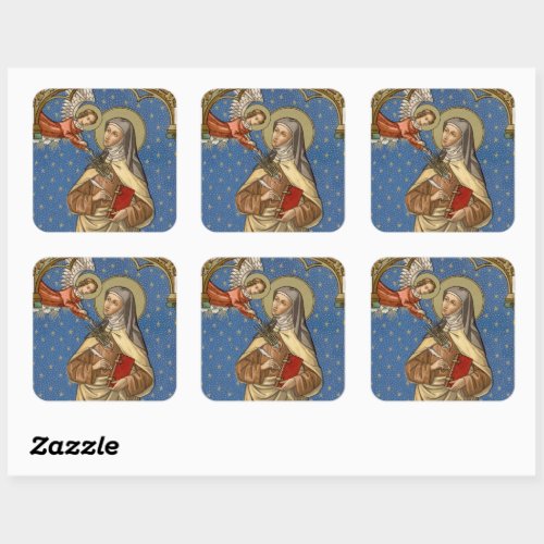 St Teresa of Avila SAU 28 Square Sticker