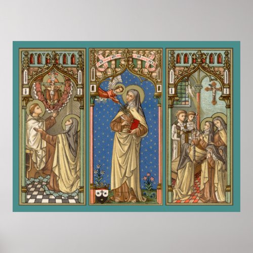 St Teresa of Avila SAU 28 Tripartite Poster