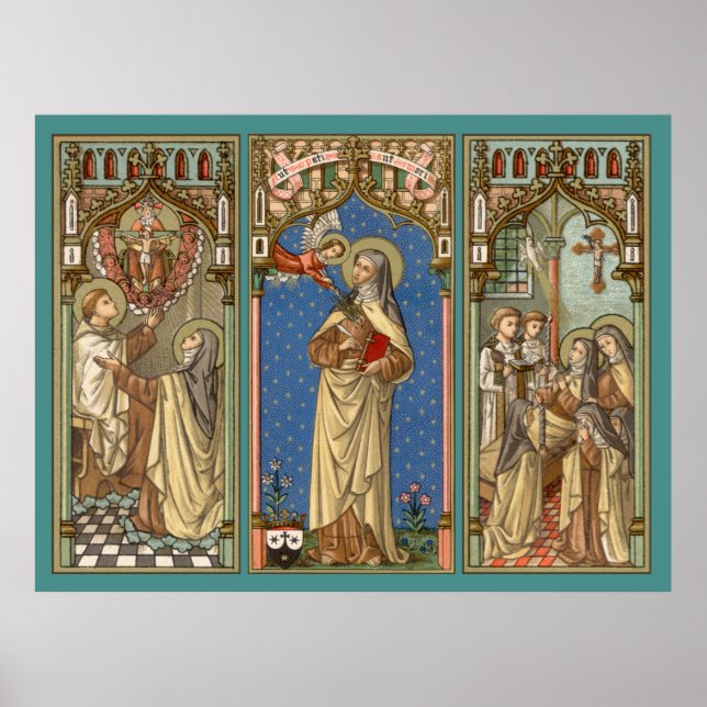 St. Teresa of Avila (SAU 28) Tripartite Poster (Front)