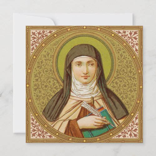 St Teresa of Avila SNV 27  Blank Greeting Card