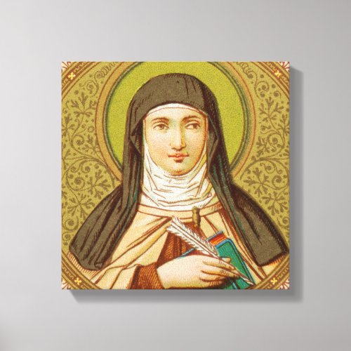 St Teresa of Avila SNV 27 Canvas Print