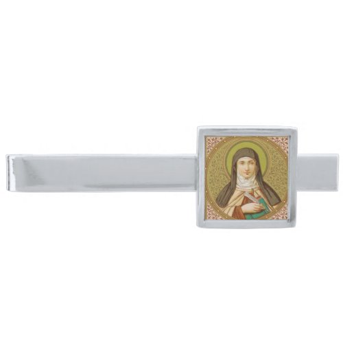 St Teresa of Avila SNV 27 Silver Finish Tie Clip