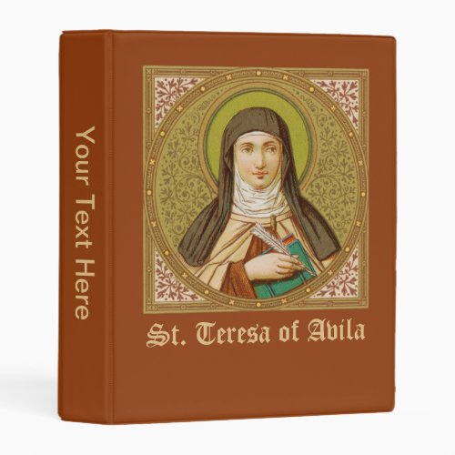 St Teresa of Avila SNV 27 Square Image 1a Mini Binder