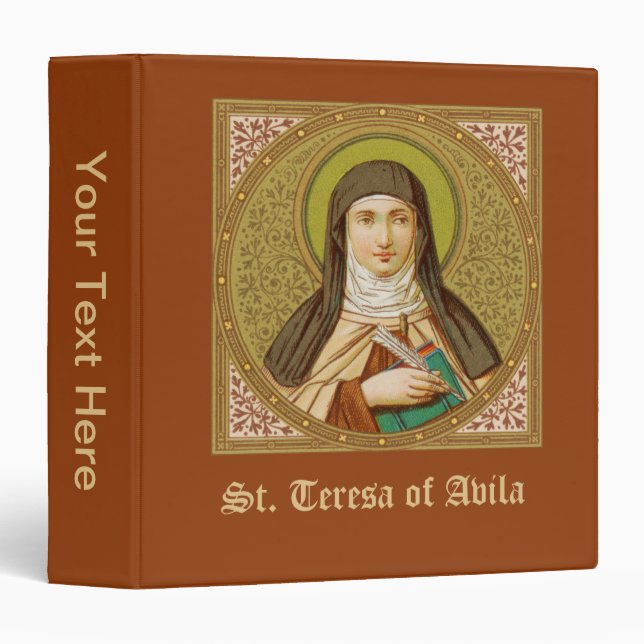 St. Teresa of Avila (SNV 27) (Square Image #1b) Binder (Front/Spine)