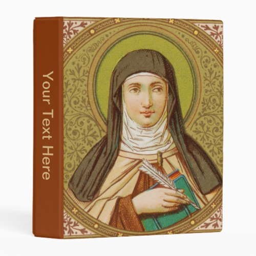 St Teresa of Avila SNV 27 Square Image 2a Mini Binder