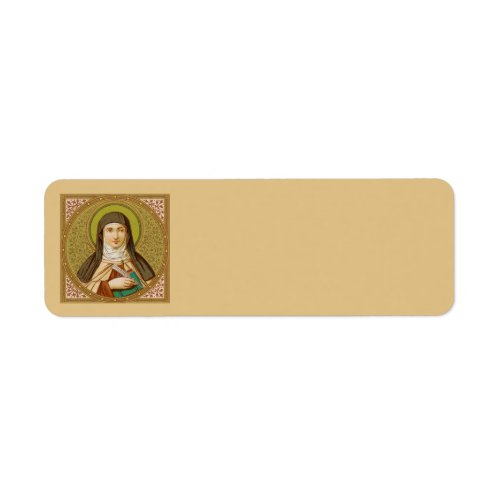 St Teresa of Avila SNV 27 Square Image Label