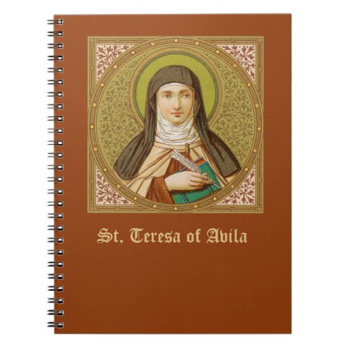 St Teresa of Avila SNV 27 Square Image Notebook
