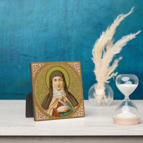 St Teresa of Avila SNV 27 Square Image Plaque