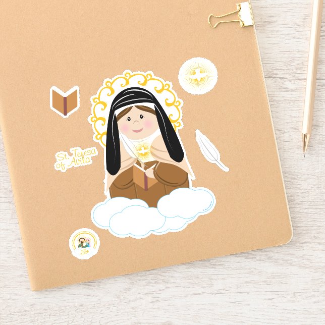 St. Teresa of Avila Sticker (Notebook)
