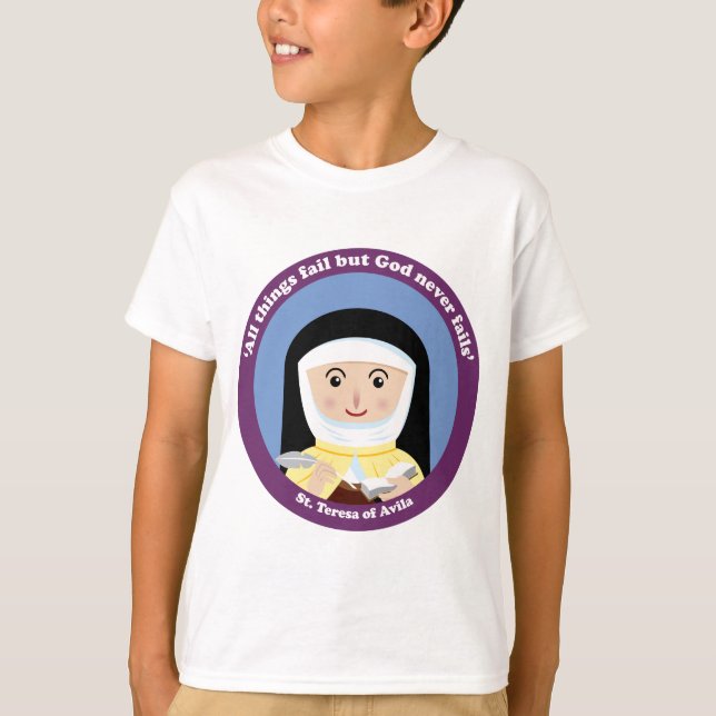 St. Teresa of Avila T-Shirt (Front)