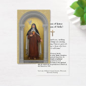 St. Teresa of Avila Teresa of Jesus Holy Card (Desk)