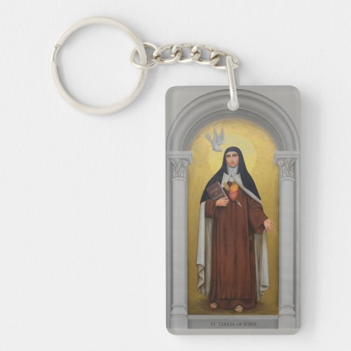 St Teresa of Avila Teresa of Jesus Prayer Keychain