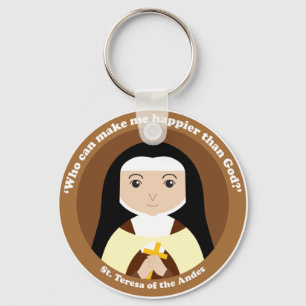 St. Teresa of the Andes Keychain