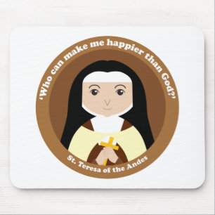 St. Teresa of the Andes Mouse Pad