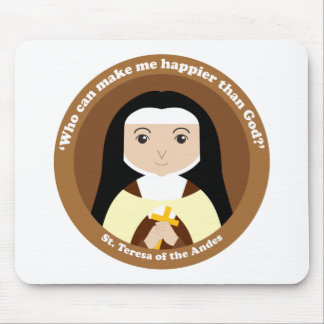 St. Teresa of the Andes Mouse Pad