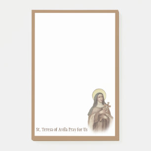 St. Terese of Avila Jesus Carmelite Saint Post-it Notes