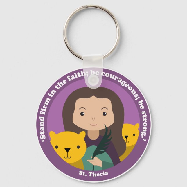 St. Thecla Keychain (Front)