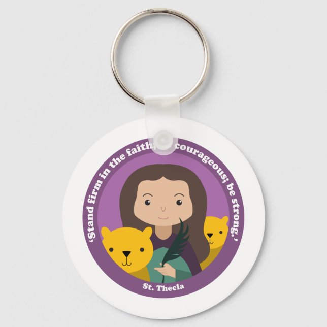 St. Thecla Keychain (Front)