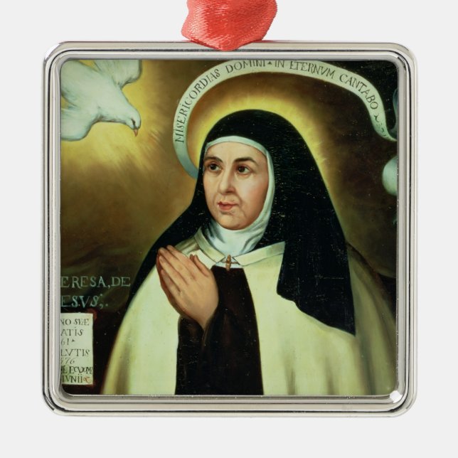 St. Theresa of Avila  1570 Metal Ornament (Front)