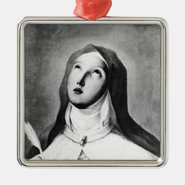 St. Theresa of Avila Metal Ornament (Front)