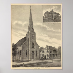 St. Theresa's Church, Nebraska Poster