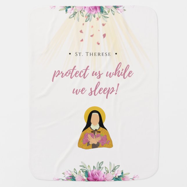 St. Therese Baby Blanket (Front)