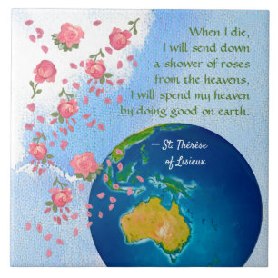 St. Therese (BJE 01; Asia/Australia) Ceramic Tile