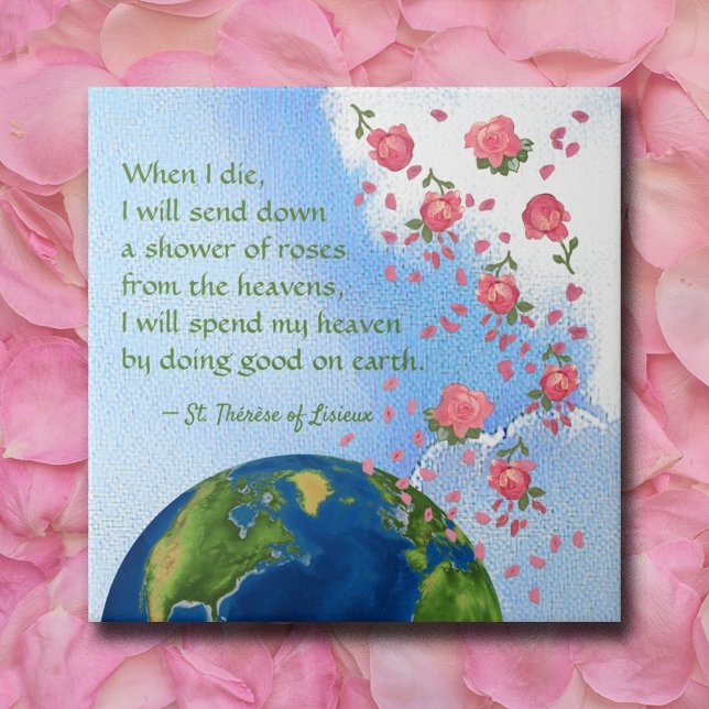 St. Therese (BJE 01; Europe/Africa) Ceramic Tile (Creator Uploaded)