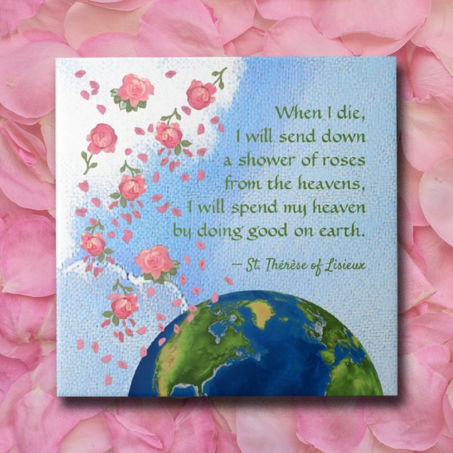 St. Therese (BJE 01; the Americas) Ceramic Tile (Creator Uploaded)