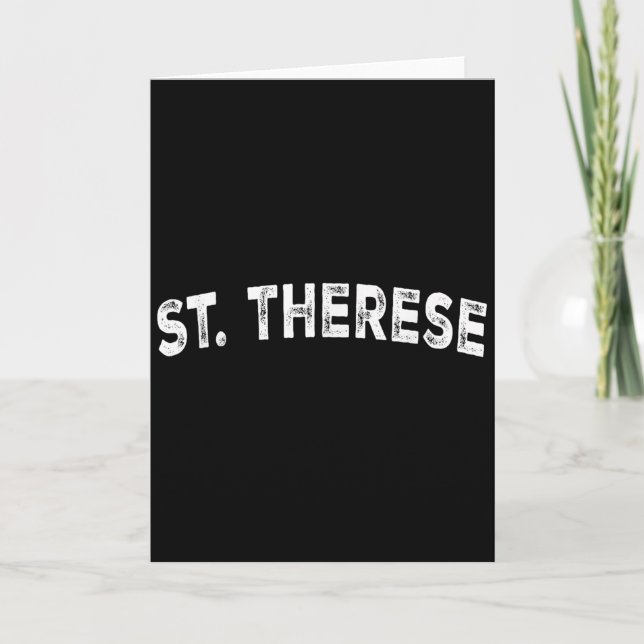St. Therese  Card (Front)