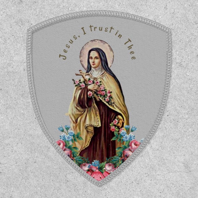 St. Therese Catholic Nun Jesus  Religious Patch (Front)