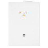 St. Therese Catholic Wedding Engagement Cards (Back)
