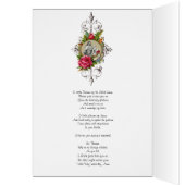 St. Therese Child Jesus Roses Religious Prayer Cards (Inside (Left))