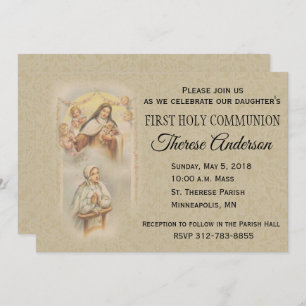St. Therese First Holy Communion Invitations
