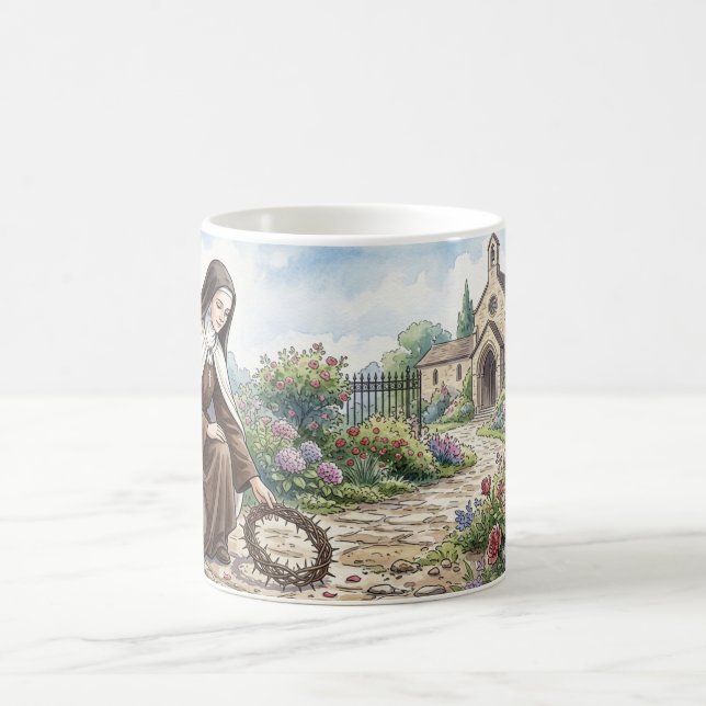 St Therese In the Convent Garden Coffee Mug (Center)