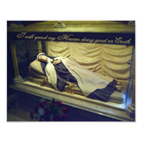 ST THERESE INCORRUPT PHOTO PRINT